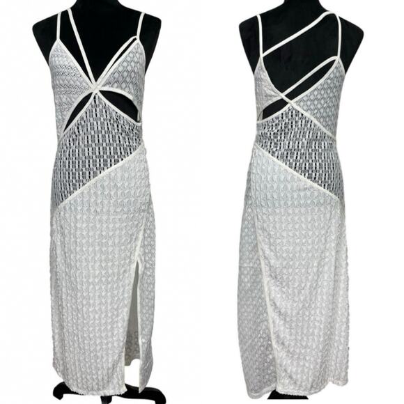 NWT - For Love & Lemons Tracy Midi Dress - Picture 1 of 7
